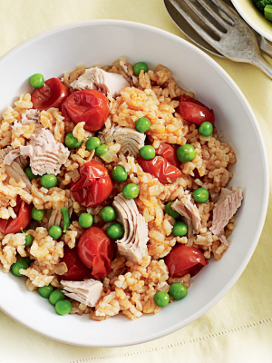 Risotto with tuna