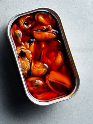 Mussels in chili oil, 160 g